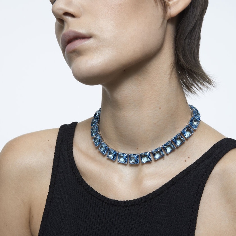 ISO: Swarovski Blue Necklace